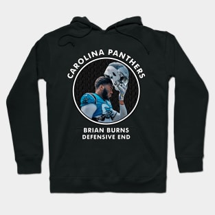 BRIAN BURNS - DE - CAROLINA PANTHERS Hoodie